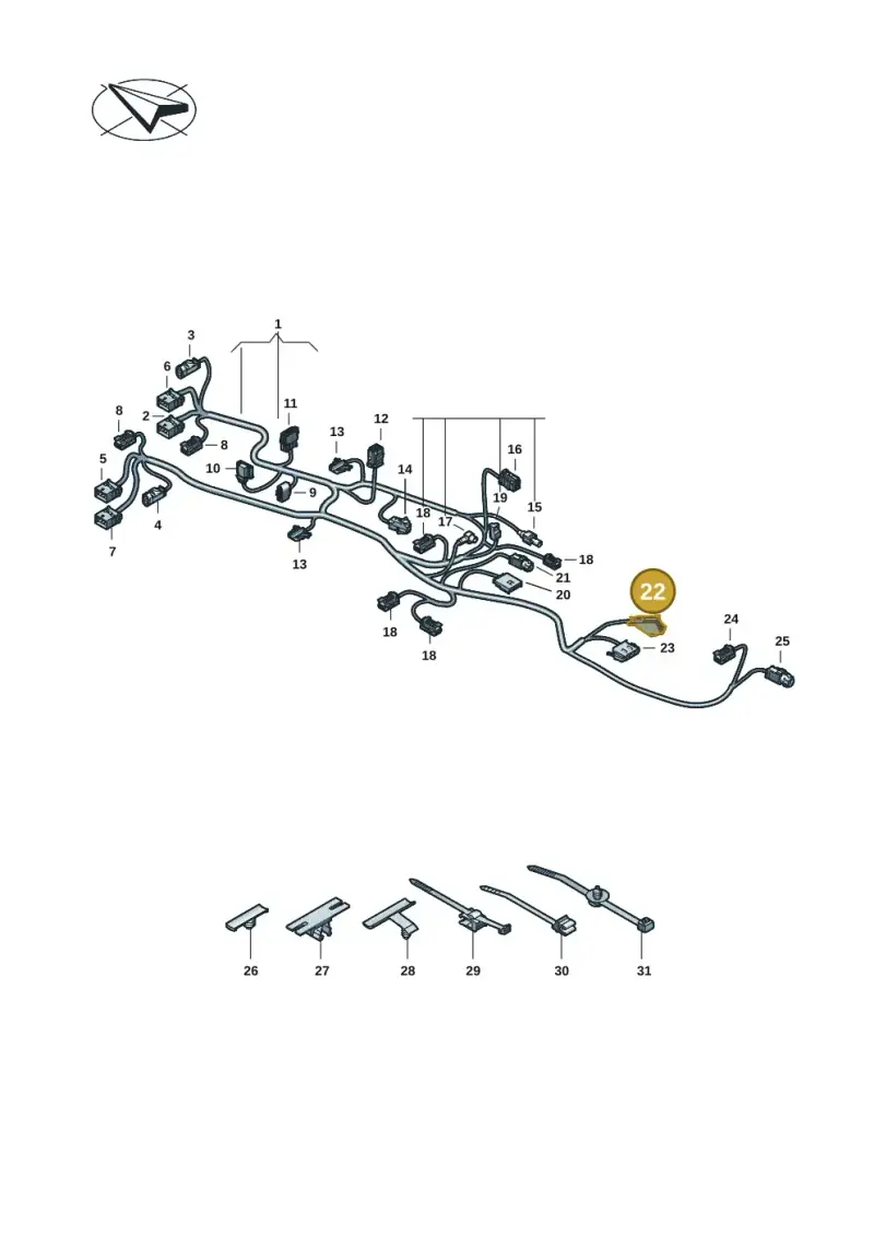 8L0971883 — Audi RS e-tron GT (2020-2020) diagram 4j1972660, position 22