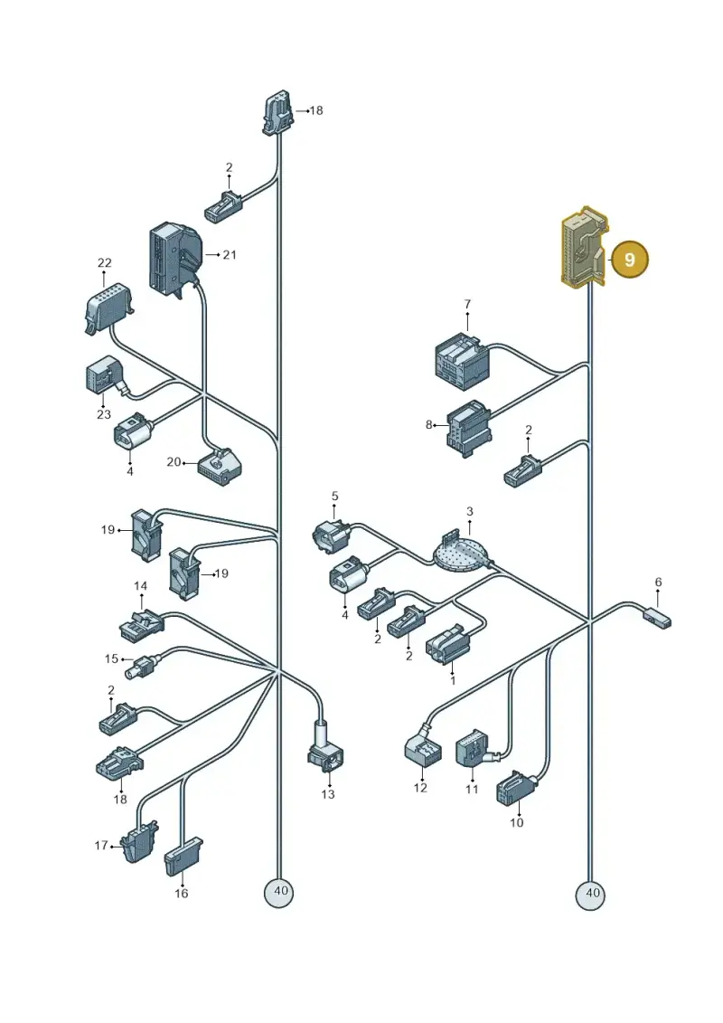8L0972977 — Audi R8                08> (2007-) diagram 618971850, position 9