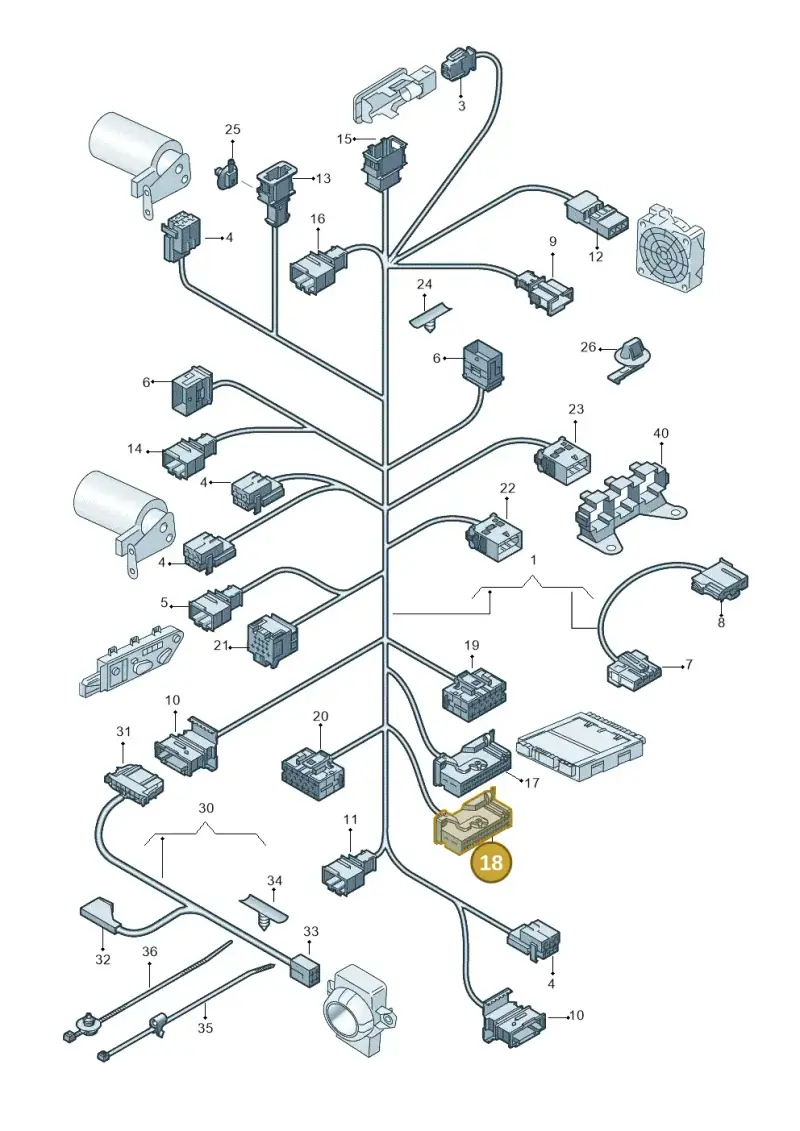 8L0972977C — Audi A8/S8/qu. lang    08> (2007-) diagram 291972820, position 18