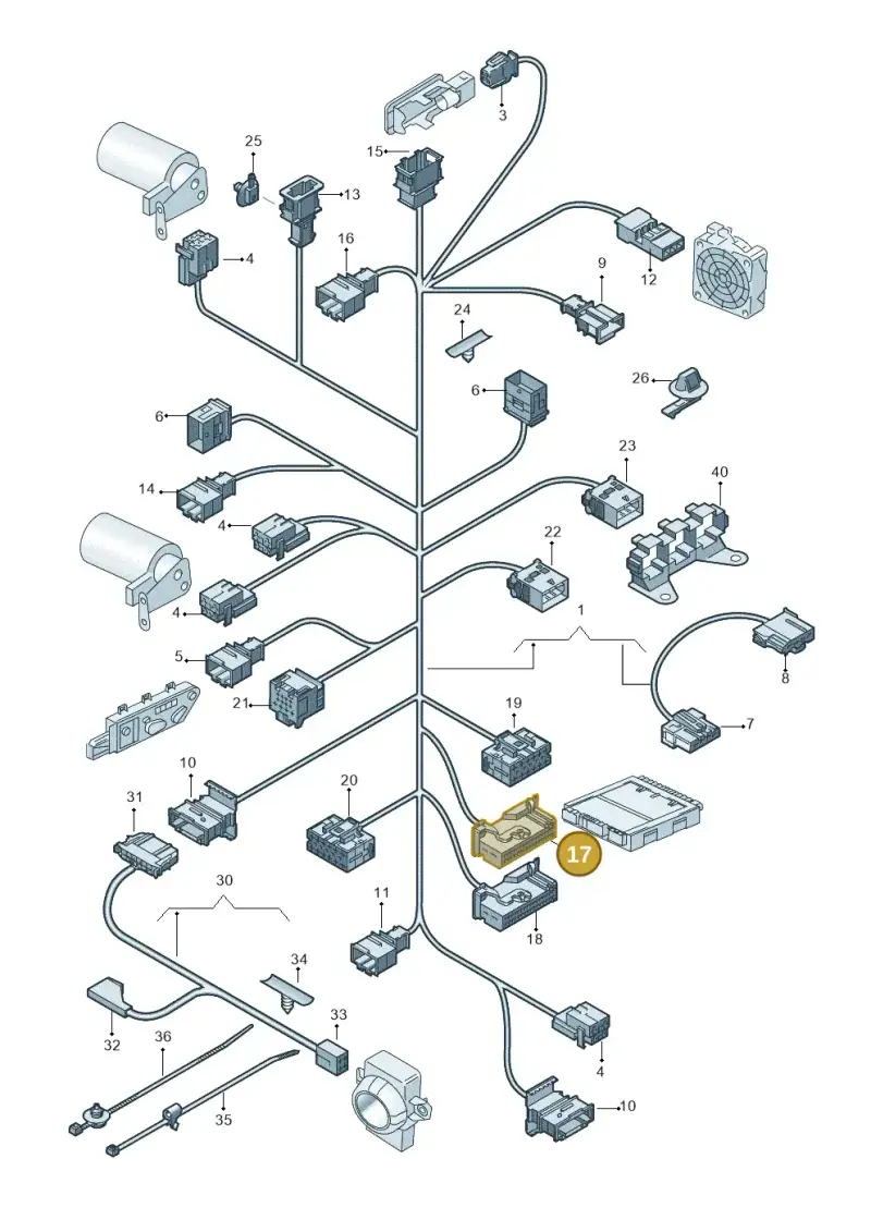 8L0972977D — Audi A8/S8/qu. lang    08> (2007-) diagram 291972820, position 17