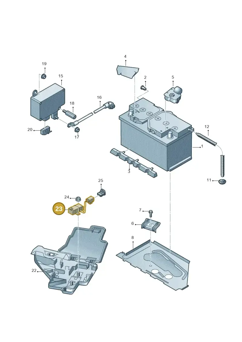 8P0937548 — Audi A8/S8/qu. lang (2003-2007) diagram 291915000, position 23