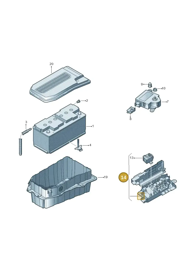 8P0937548 — Audi Q7                07> (2006-) diagram 493915000, position 14
