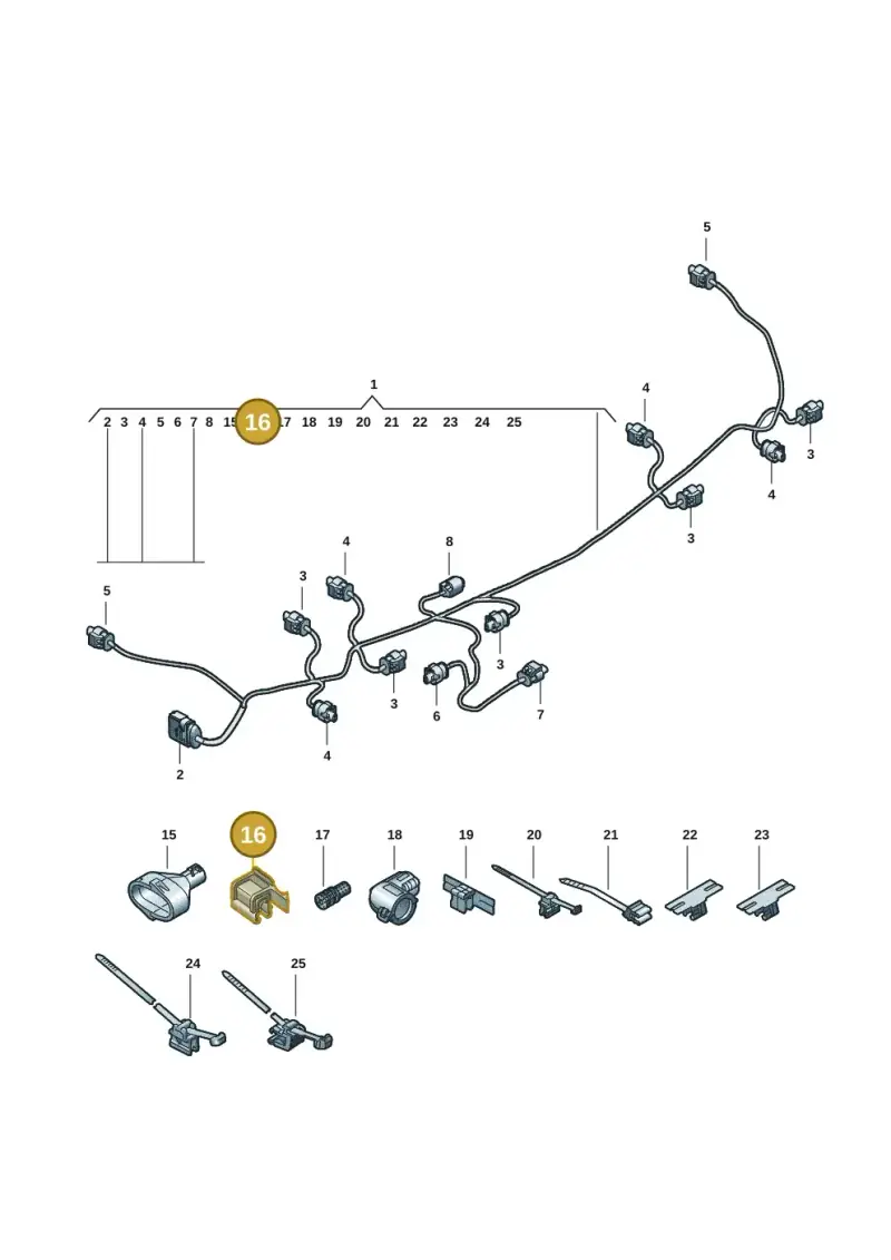 8P0971848D — Audi A5 Limo 2.0 (2024-) diagram 8wk972710, position 16