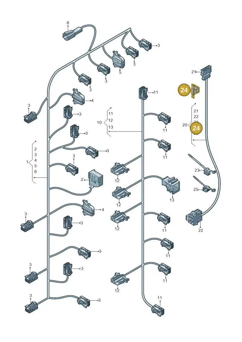 8P0971848L — Audi RS Q8 Quattro (2019-) diagram 859972700, position 24