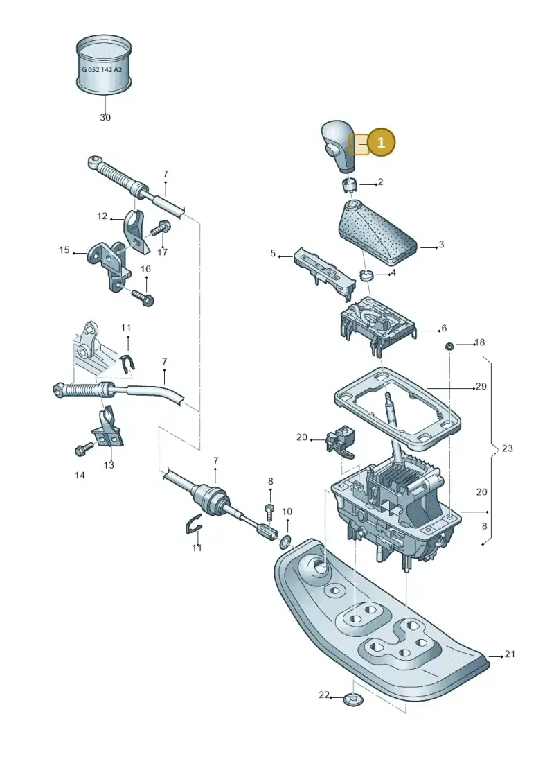 8P2713141CQBZ — Audi A6 2.7 TDI (2008-2011) diagram 448713200, position 1