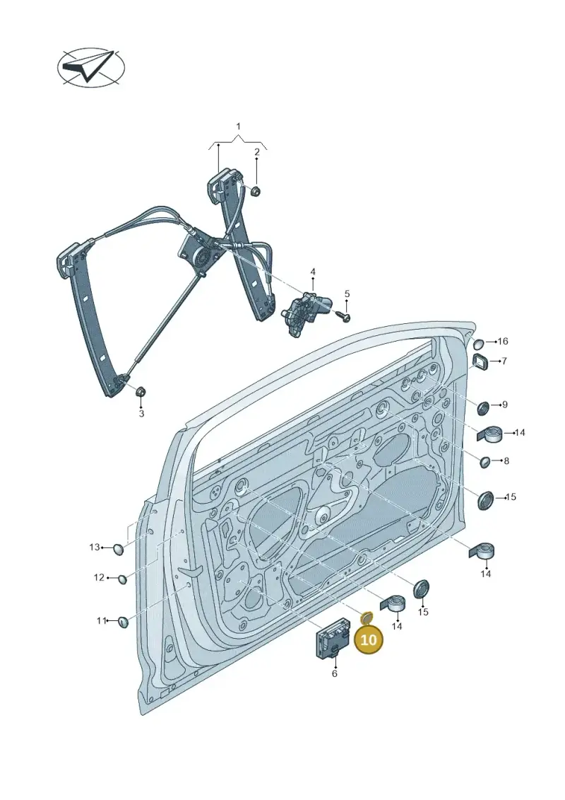 8P4837798 — Audi RS6 Avant (2019-) diagram 430837060, position 10