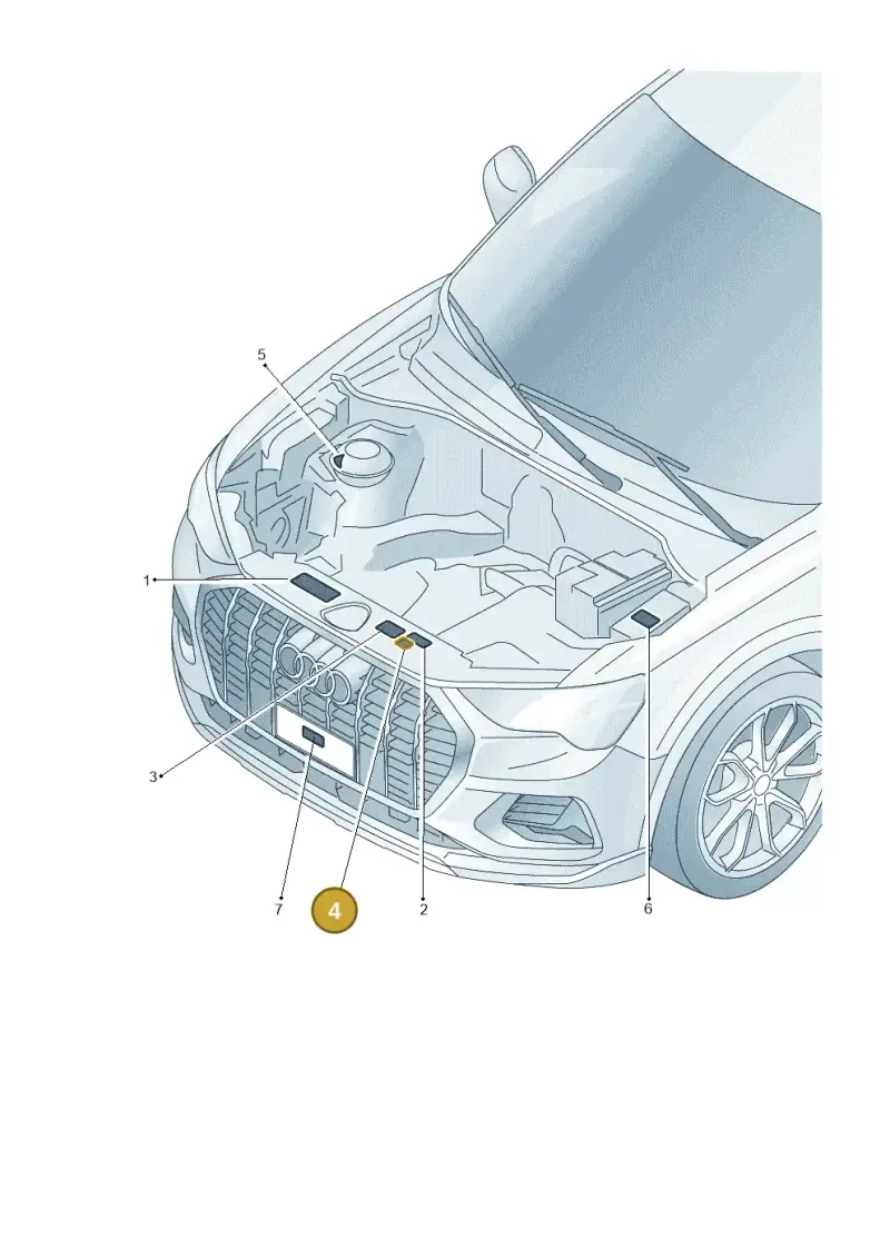 8R0010515AA — Audi Q3 (2018-2025) diagram 597010150, position 4
