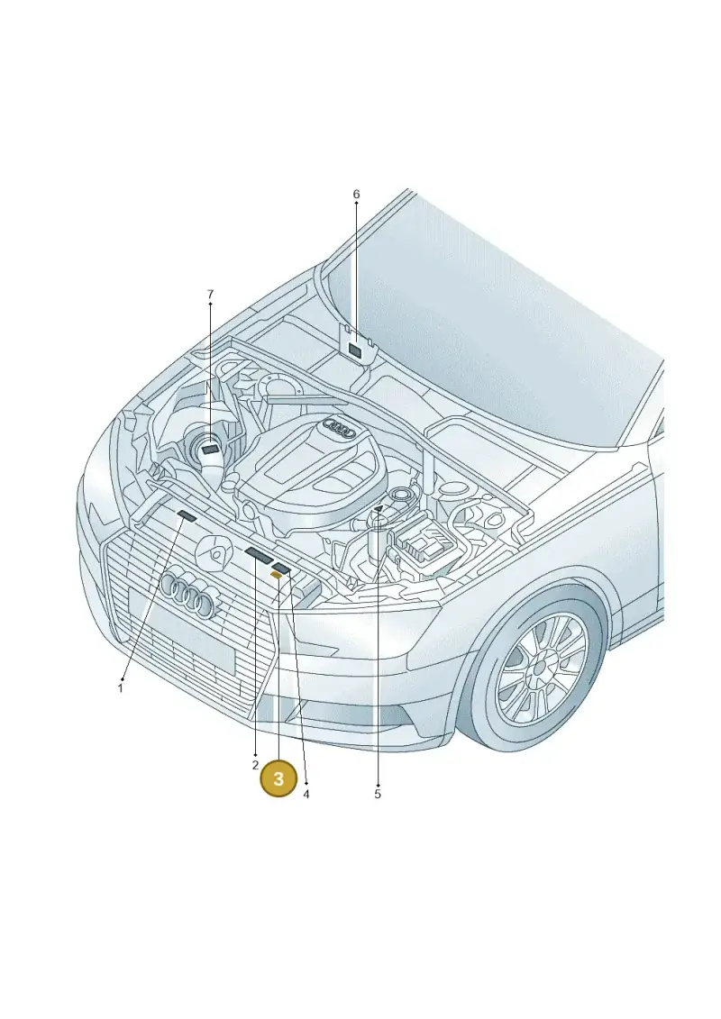 8R0010515R — Audi RS4 Avant (2017-2025) diagram 849010150, position 3