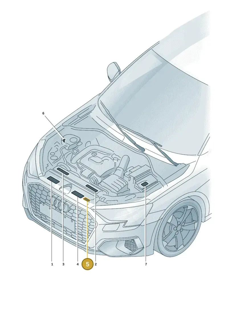 8R0010515S — Audi A3 Sportback (2019-2025) diagram 596010010, position 5