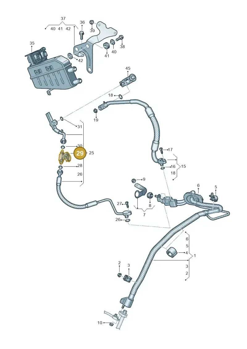 8R0260696A — Audi A6 2.0 (2018-) diagram 435260850, position 29