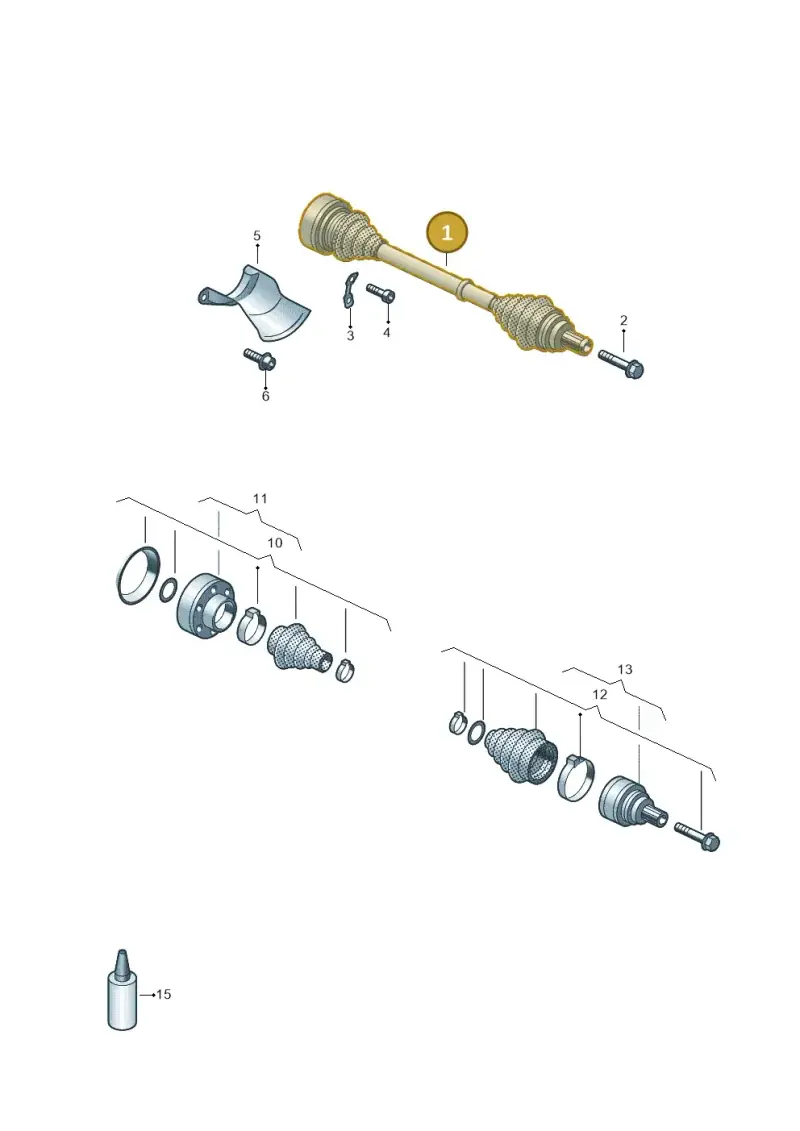 8R0501203C — Audi A6 (2014-2018) diagram 798501020, position 1