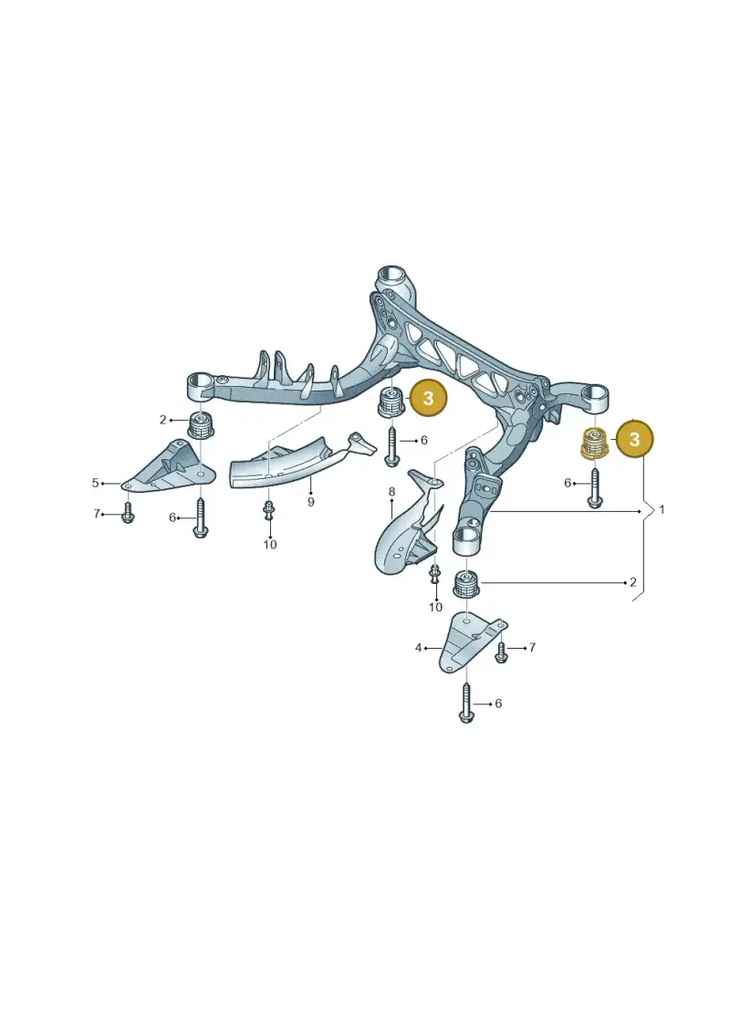 8R0505145A — Audi A5 Cabrio 2.0 (2008-2012) diagram 620505010, position 3