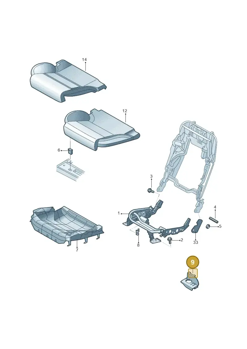 8R08813489B9 — Audi Q5 (2009-2018) diagram 687885020, position 9