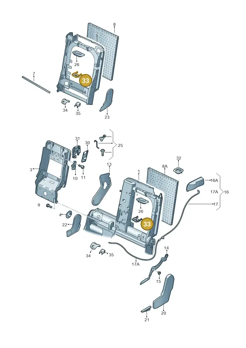 8R0885269 — Audi Q5 qu. 2.0 TDI (2012-2017) diagram 647885600, position 33