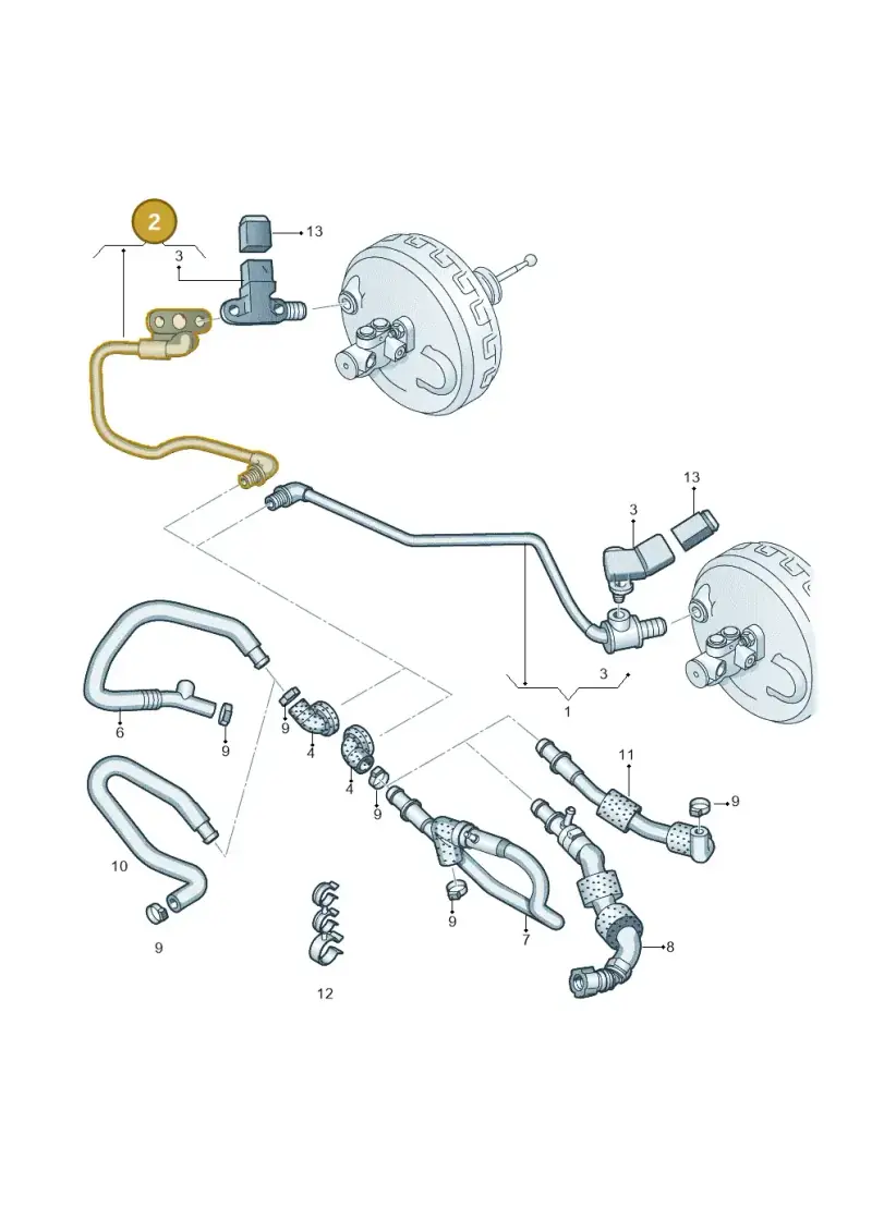 8R2611931B — Audi Q5 qu. 2.0 TDI (2008-2012) diagram 620611750, position 2