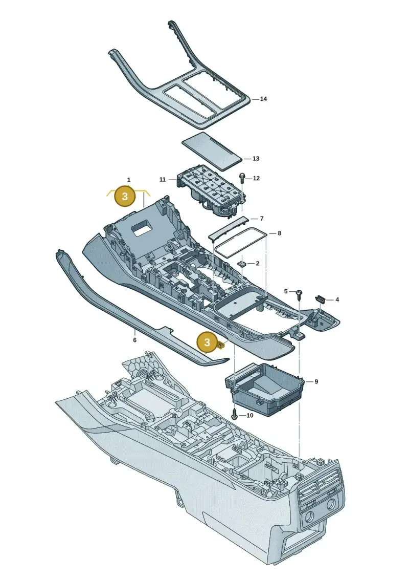 8S0853107 — Audi RS Q8 Quattro (2019-) diagram 429863052, position 3