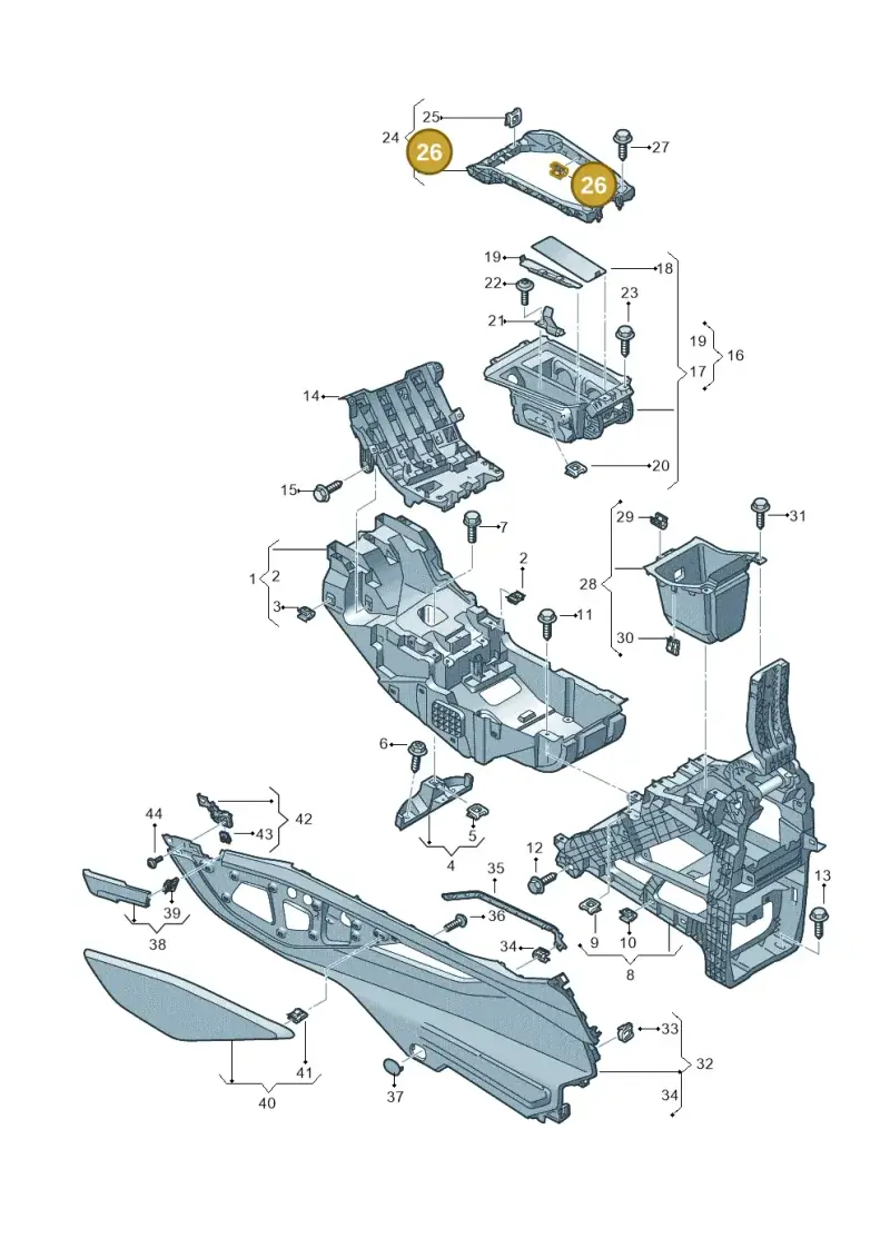 8S0853107A — Audi Q8 e-tron (2018-2020) diagram 586863500, position 26