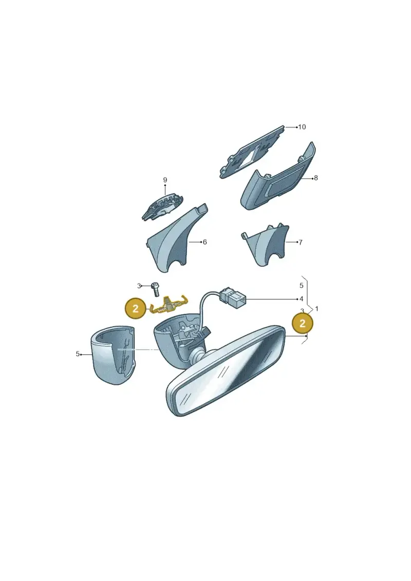 8S0857118A — Audi A1 sportback 1.0 (2018-) diagram 592857450, position 2