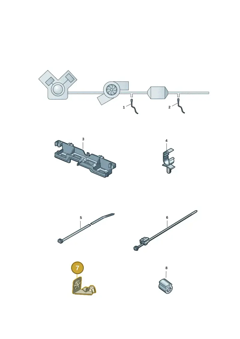 8S0971848 — Audi A1 sportback 1.0 (2018-) diagram 838906004, position 7