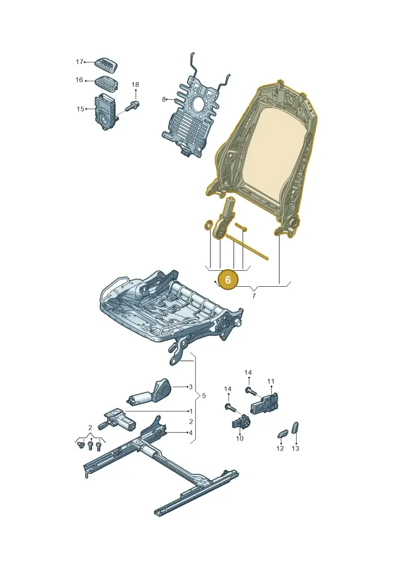 8S7959761B — Audi TT RS (2016-2023) diagram 850959200, position 6