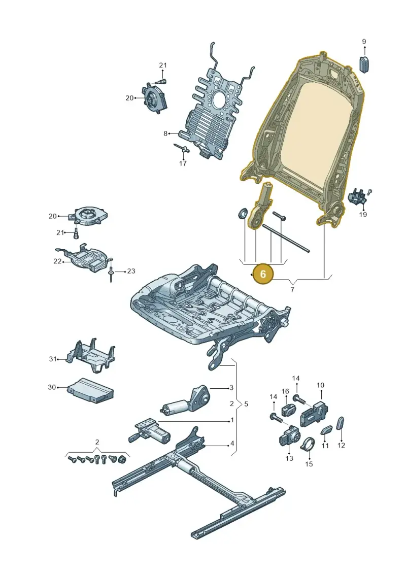 8S7959762B — Audi RS5 Sportback (2017-2025) diagram 897959200, position 6
