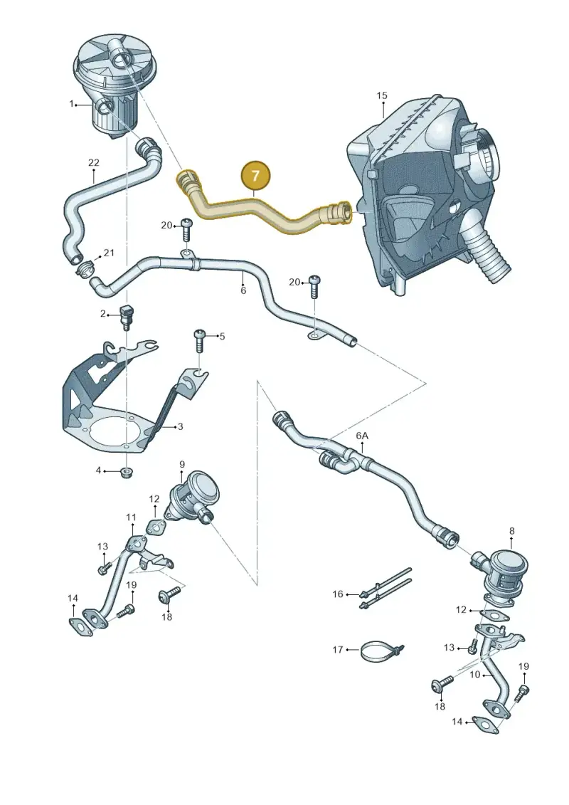 8T0133817D — Audi A5/S5 Coupe       08> (2007-) diagram 603131150, position 7