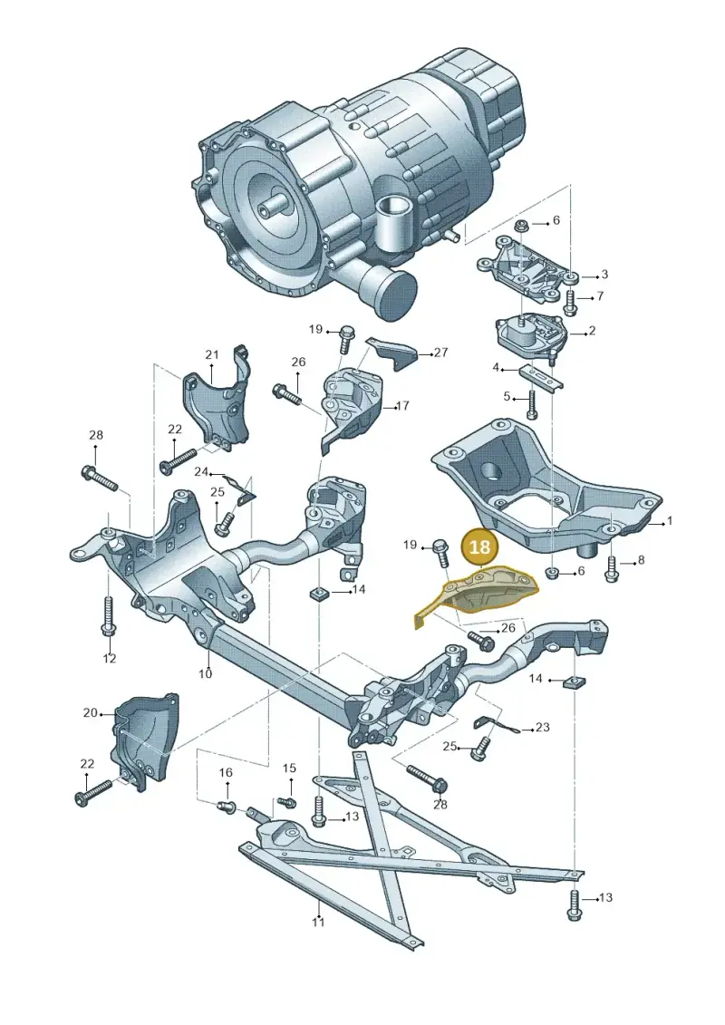 8T0399299E — Audi A5/S5 Coupe       08> (2007-) diagram 620399600, position 18