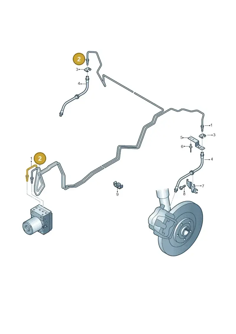 8T0614726AA — Audi RS5 Cabrio (2012-2015) diagram 620611300, position 2