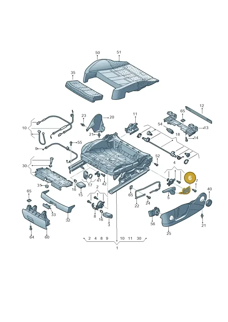 8T0881094 — Audi A6 Av. qu. 3.0 (2012-2018) diagram 620881000, position 6