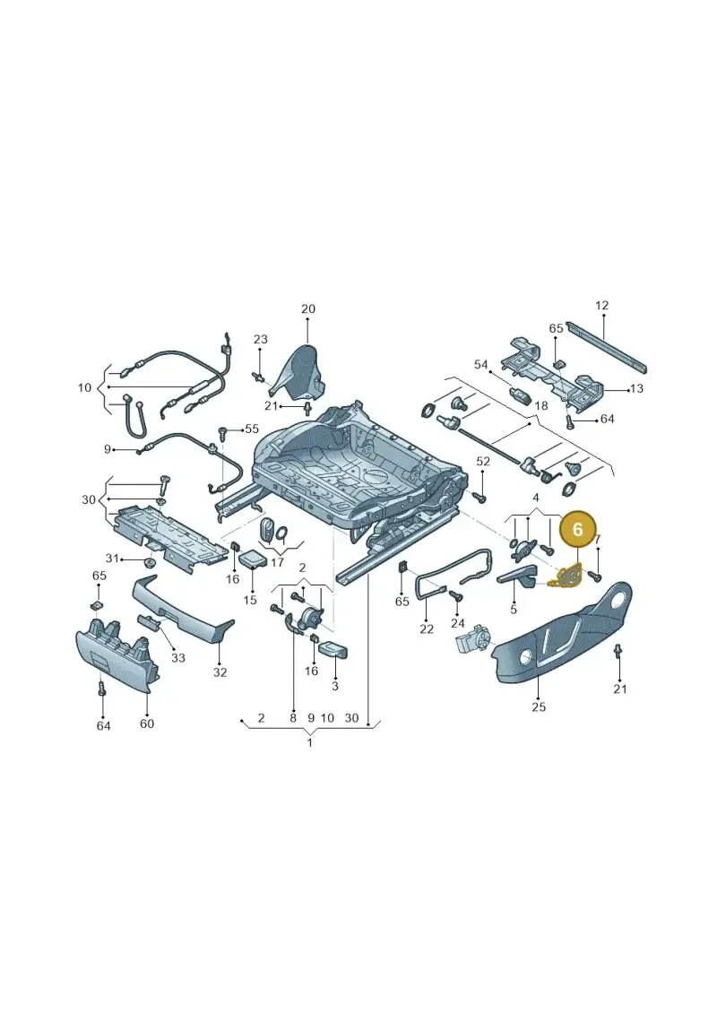 8T0881094 — Audi A4L 2.0 (2008-2012) diagram 669881000, position 6