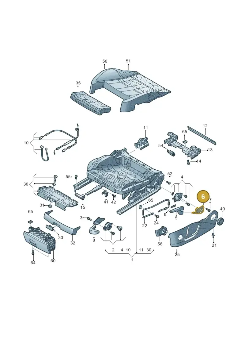 8T0881094 — Audi A3 Sportback 1.4 (2014-) diagram 745881000, position 6