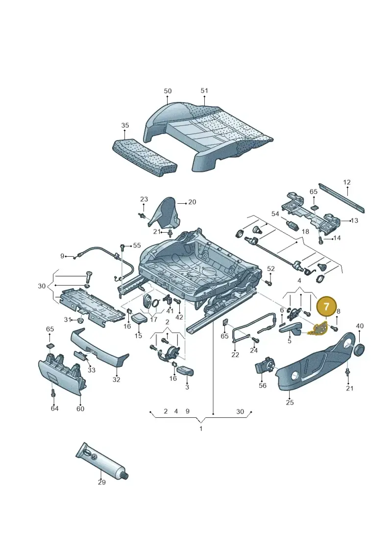 8T0881094 — Audi A7 Sportback (2014-2018) diagram 758881000, position 7