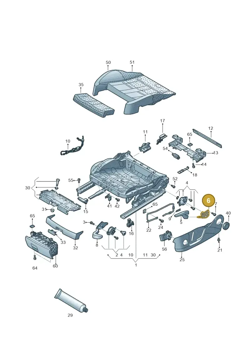 8T0881094 — Audi A3 Cabrio (2016-2020) diagram 778881000, position 6