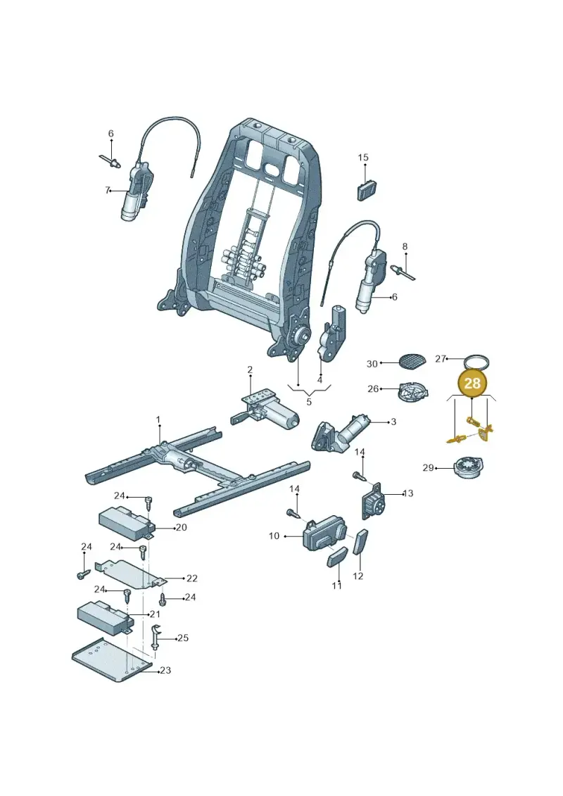 8T0898173 — Audi Q5 qu. 2.0 (2009-2018) diagram 687959020, position 28