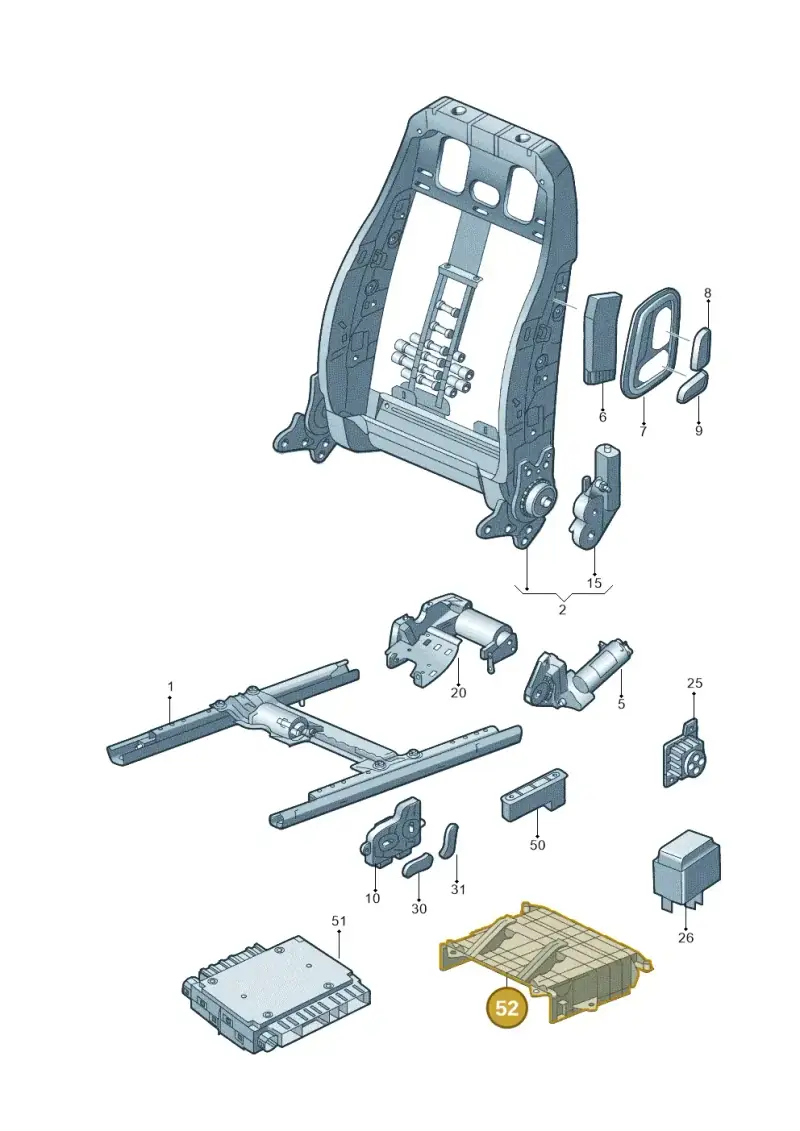 8T0959729 — Skoda Superb Ambition (2009-2015) diagram 671959200, position 52