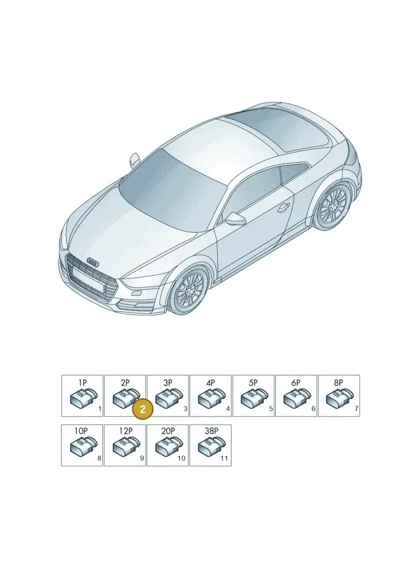 8T0972571B — Audi TTS Coupe 2.0 (2014-2023) diagram 850971820, position 2