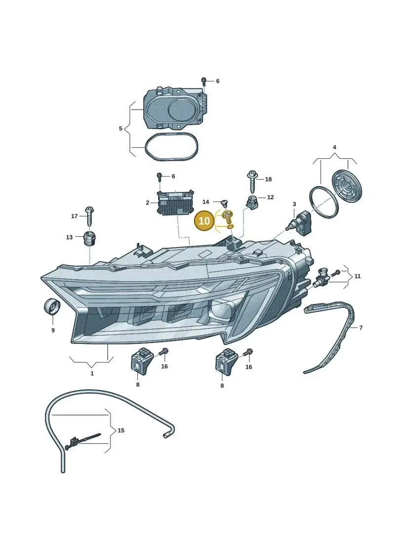 8U0941141 — Audi Q7 (2015-2025) diagram 859941003, position 10