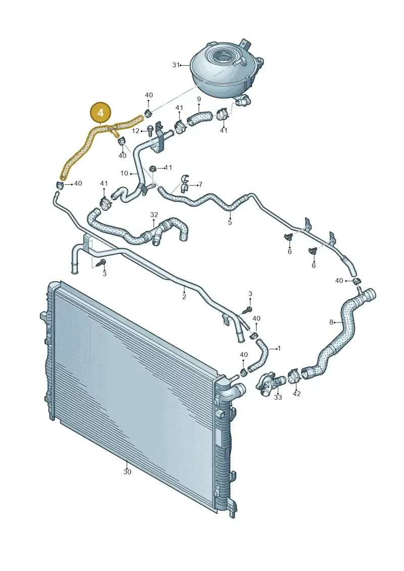 8V0121372 — Audi RSQ3 Sportback (2019-2024) diagram 858121300, position 4