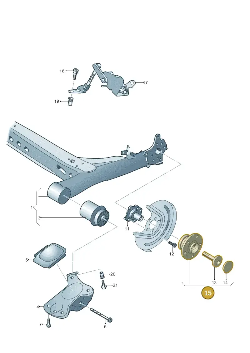 8V0598611A — Audi Q2 2.0 TDI (2016-2018) diagram 746500200, position 15