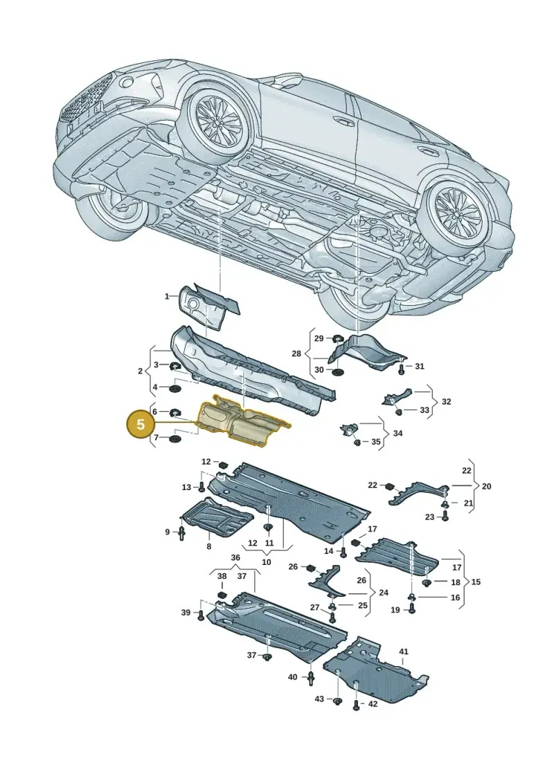 8V0825613 — SEAT CUPRA Formentor (2020-) diagram 5ff825010, position 5