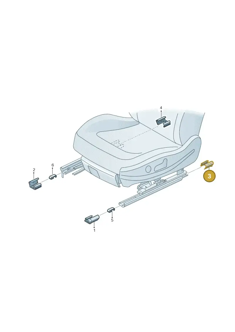 8V0881348B01C — Audi RS3 Limousine (2017-2020) diagram 745881700, position 3
