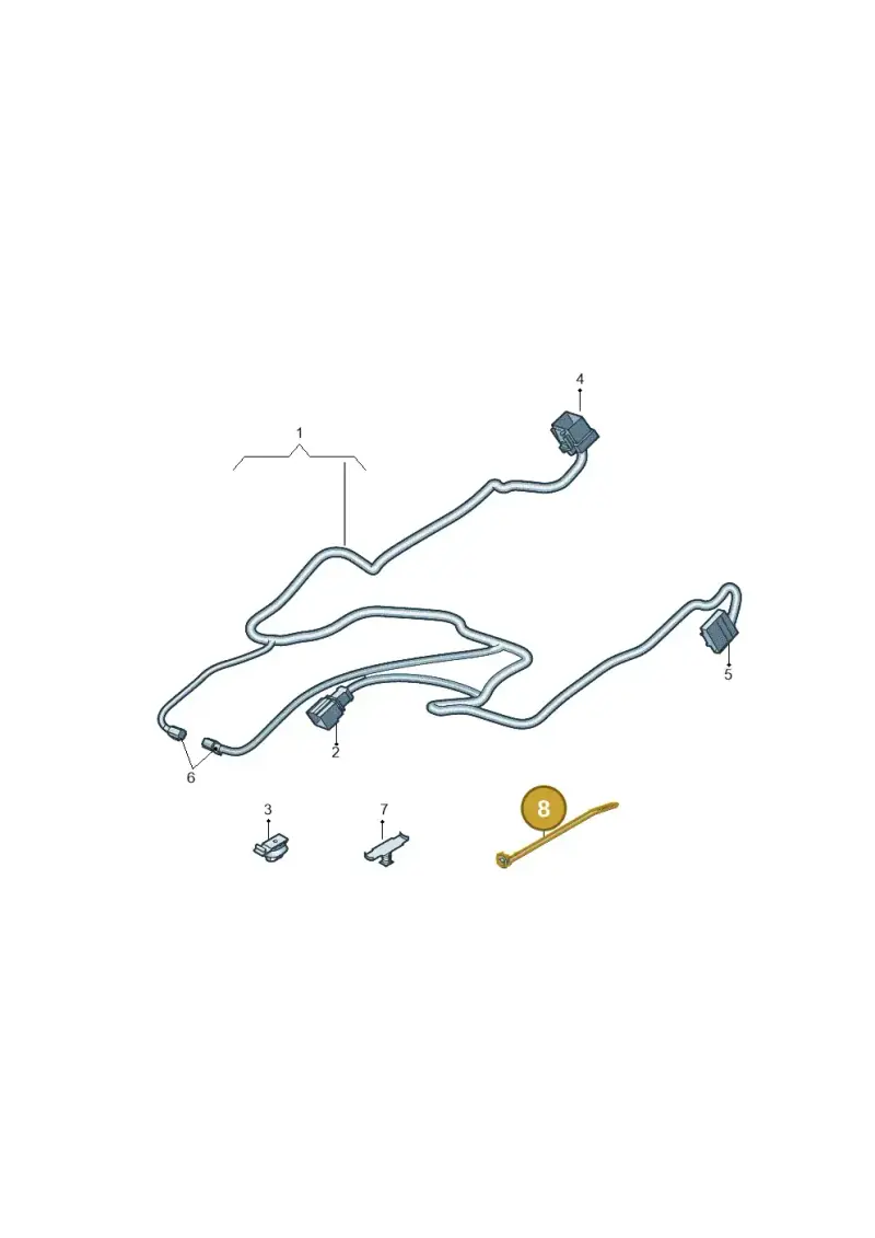 8V0971850A — Audi Q4 Sportback (2021-2022) diagram 435882000, position 8