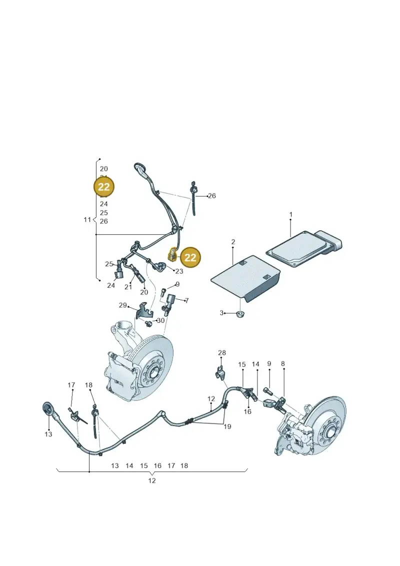 8V0973202 — Audi TTS (2014-2023) diagram 850927000, position 22