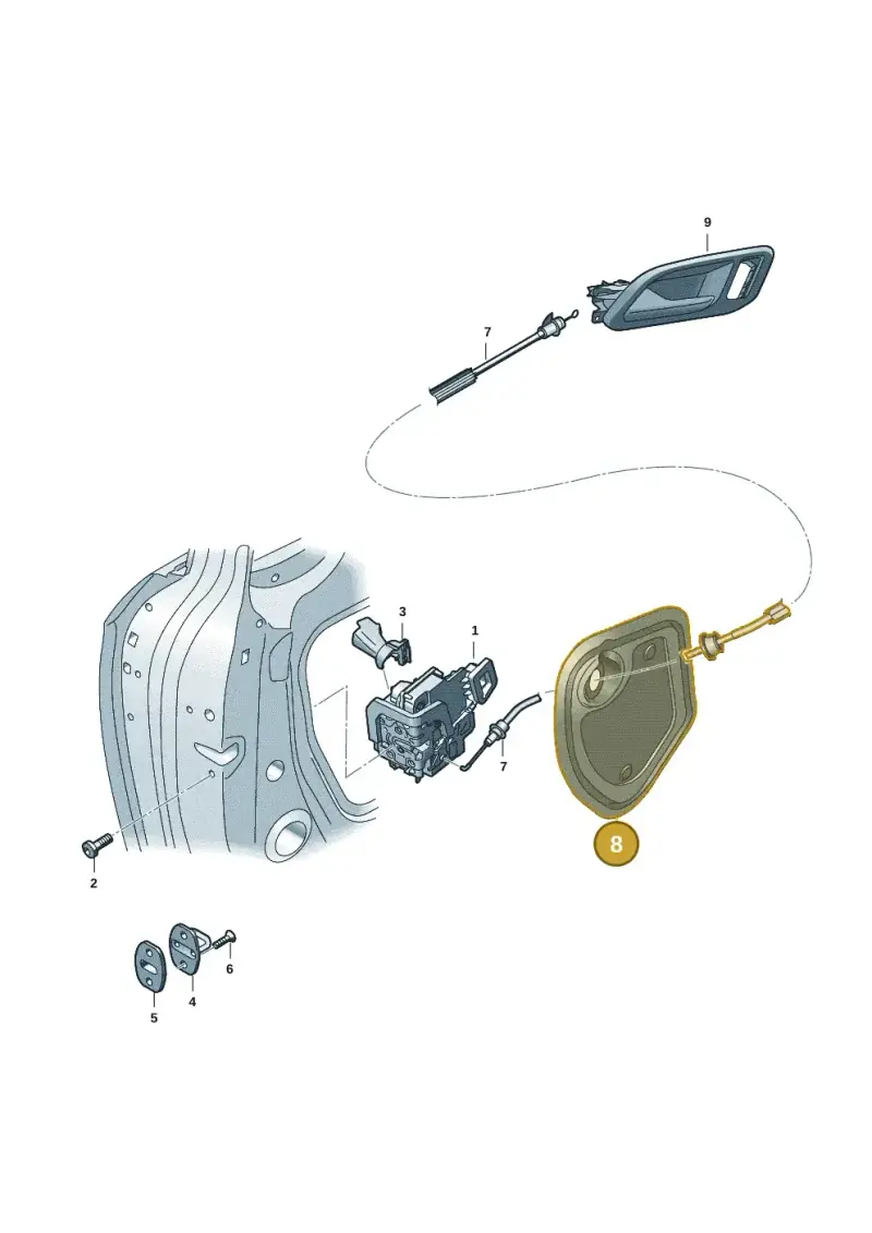 8V4837915B — Audi Q6 e-tron (2023-) diagram f5s837030, position 8