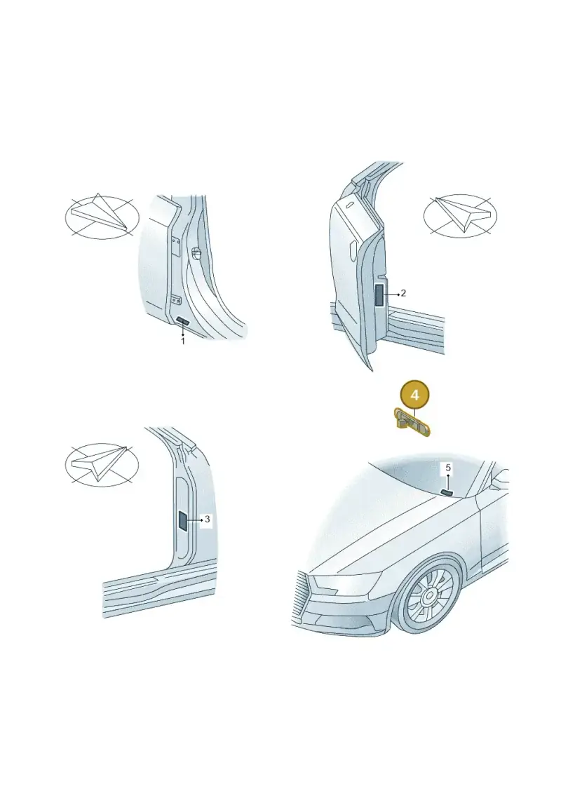 8W0000302B — Audi A4L 2.0 (2016-) diagram 216010020, position 4