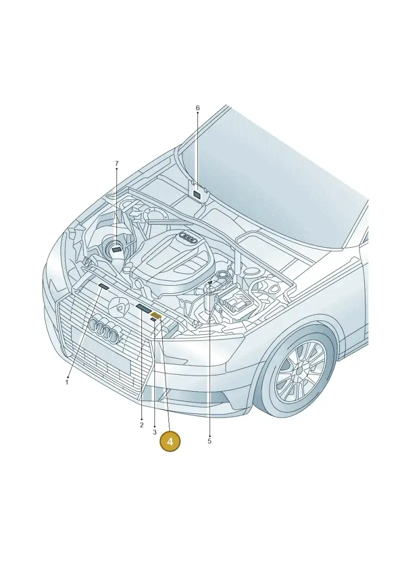 8W0010515A — Audi RS4 Avant (2017-2025) diagram 849010150, position 4