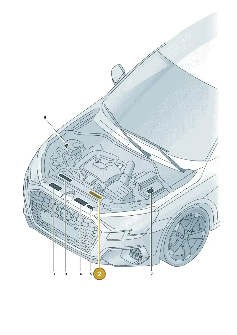 8W0010560A — Audi A3 Sportback (2019-2025) diagram 596010015, position 2