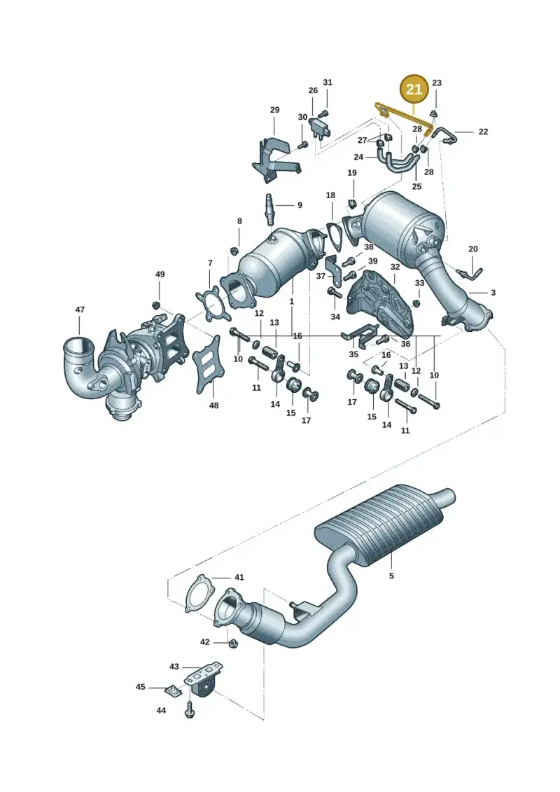8W0131205F — Audi A7 (2021-) diagram 4kg253370, position 21