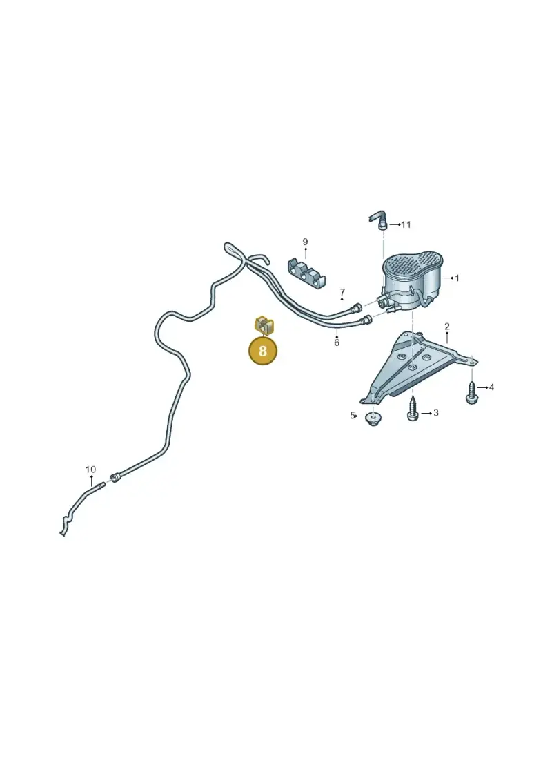 8W0201449D — Audi RS4 Avant (2017-2025) diagram 849201800, position 8