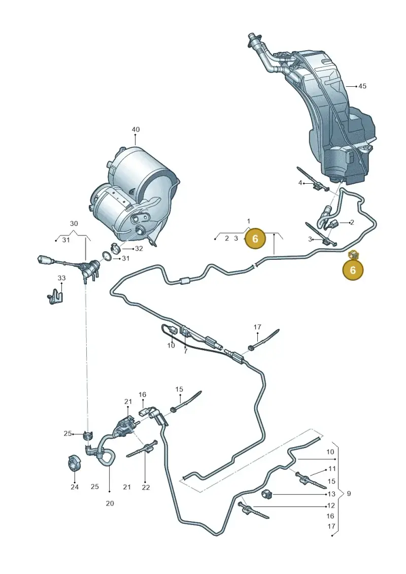 8W0201449J — Audi Q8 Quattro 3,0 (2018-) diagram 859201500, position 6